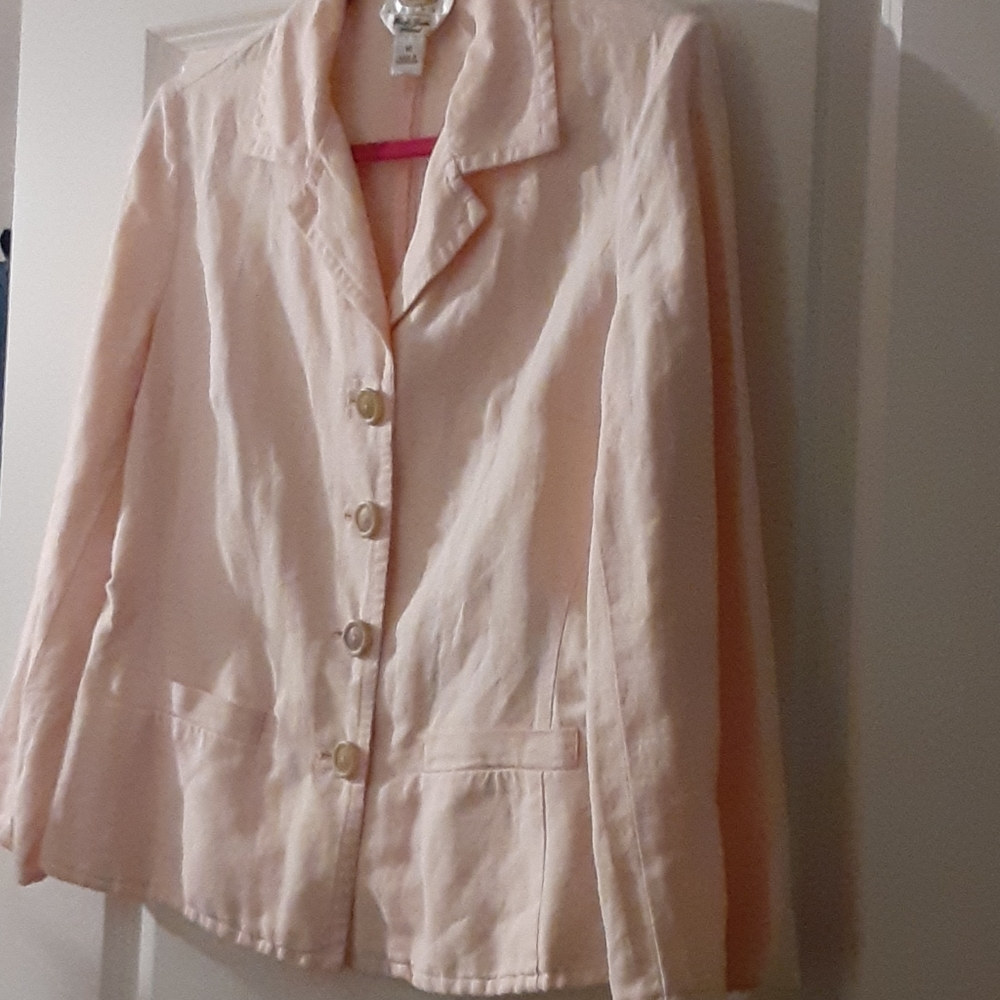 Talbots pink jacket - Picture 2 of 4